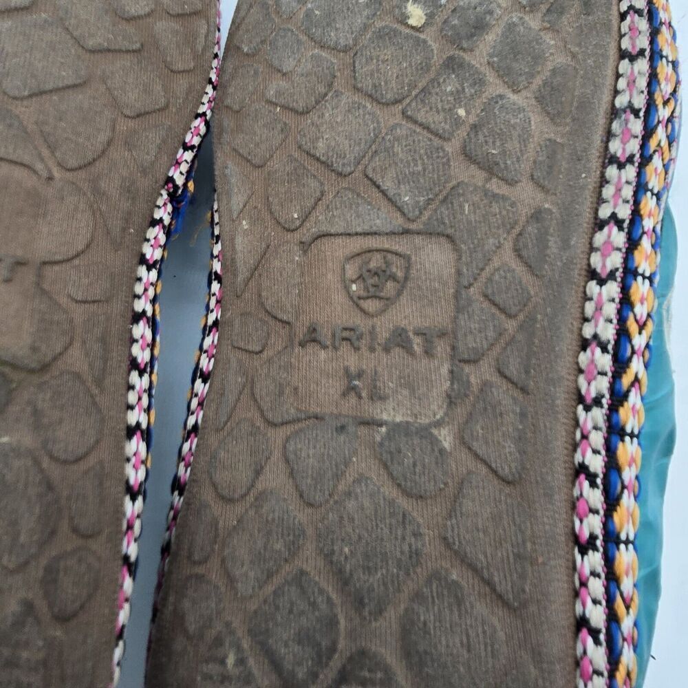 Ariat Slippers Womens XL 9.5 10 Blue Puffer Crius Insulated Synthetic Quilted - Picture 9 of 10